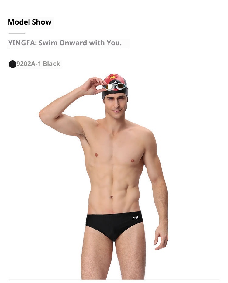 001 Yingfa Swimming For Men, Adults, And Children, Triangle Professional Quick-Dry Waterproof High-Cut Racing Training Swim_voghion.com