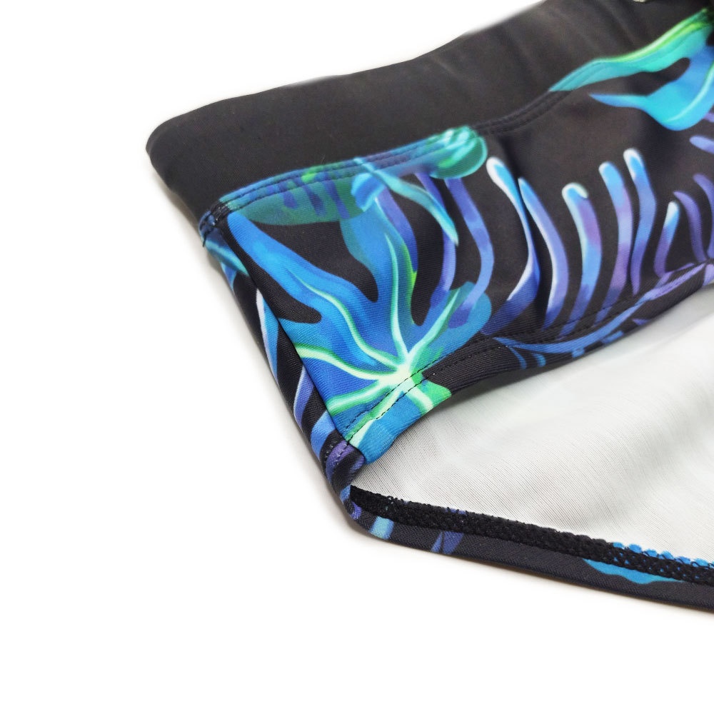 001 UXH Neue Herren Retro Farbverlauf Dreieck Badehose mit Cups Badehose für Erwachsene Strandurlaub Badehose für Herren_voghion.com