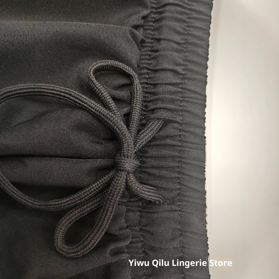 001 Men's Adult Boxer Double Layer Five Points Quick Dry Casual Anti Embarrassment New Professional Beach Swimming Trunks_voghion.com