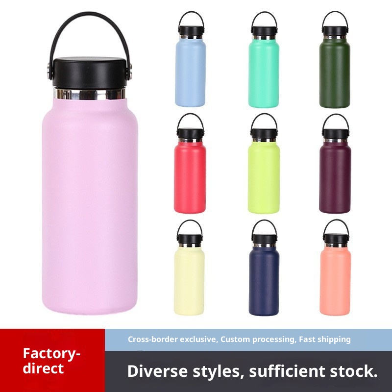 001 Cross-Border Zweite Generation 32oz Space Flask Edelstahl Isolierbecher Großes Fassungsvermögen Outdoor Sport Wasser_voghion.com