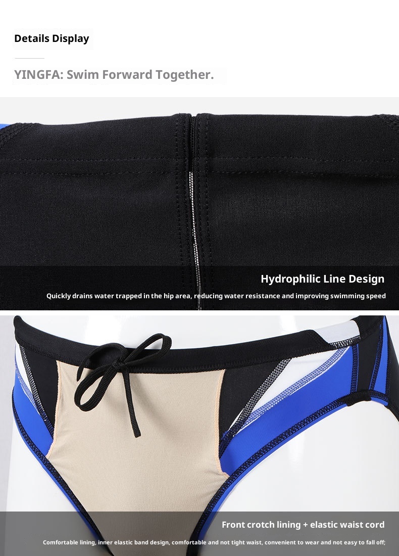 001 Yingfa For Children And Adults Swim Trunks Competition Speed Training Triangle Professional Resistance Swimming Pants_voghion.com
