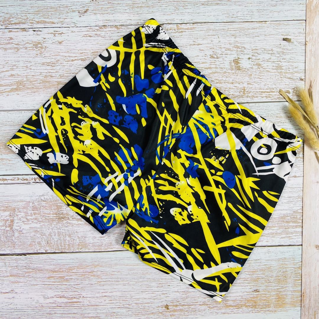 001 Manufacturer Wholesale Beach Disposable Printed Swim Boxer Loose Adult Men's Swimwear Swimming Trunks In Stock Supply_voghion.com