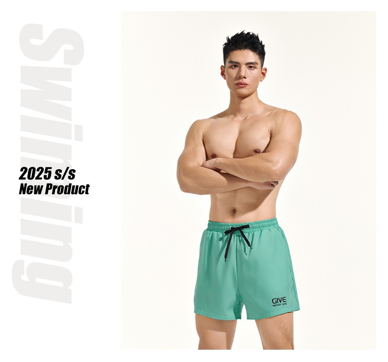 001 Men's Adult Large Size Anti-Embarrassment Double Layer Swim Trunks 2025 New Beach Shorts Swimming Gear Full Set For Men_voghion.com