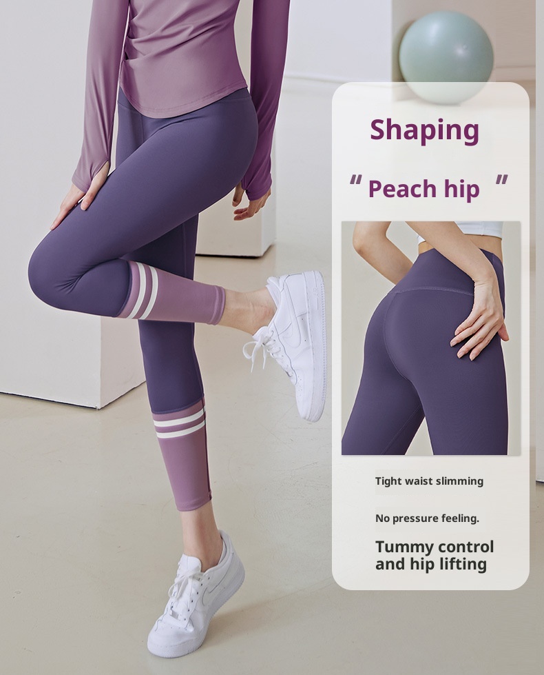 ActiveGo ActiveGo Cross-Border V-Neck Sleeve Yoga Wear Tummy Control Butt Lift Slim Fit Patchwork Long Outdoor Running Sports Fitness_voghion.com