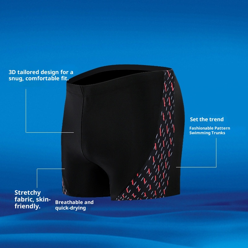 001 New Professional Training Student Adult Association Special Winter Swimming Hot Spring Swim Trunks Plus Size Swimwear_voghion.com