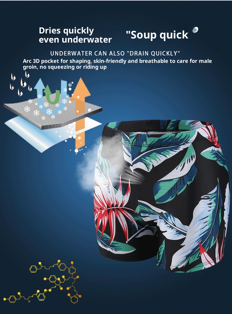 001 Uomo Produttore All'ingrosso Adulto Grande Taglia Largo Traspirante Spiaggia Vacanza Anti-Imbarazzo Sorgente Termale Nuoto_voghion.com