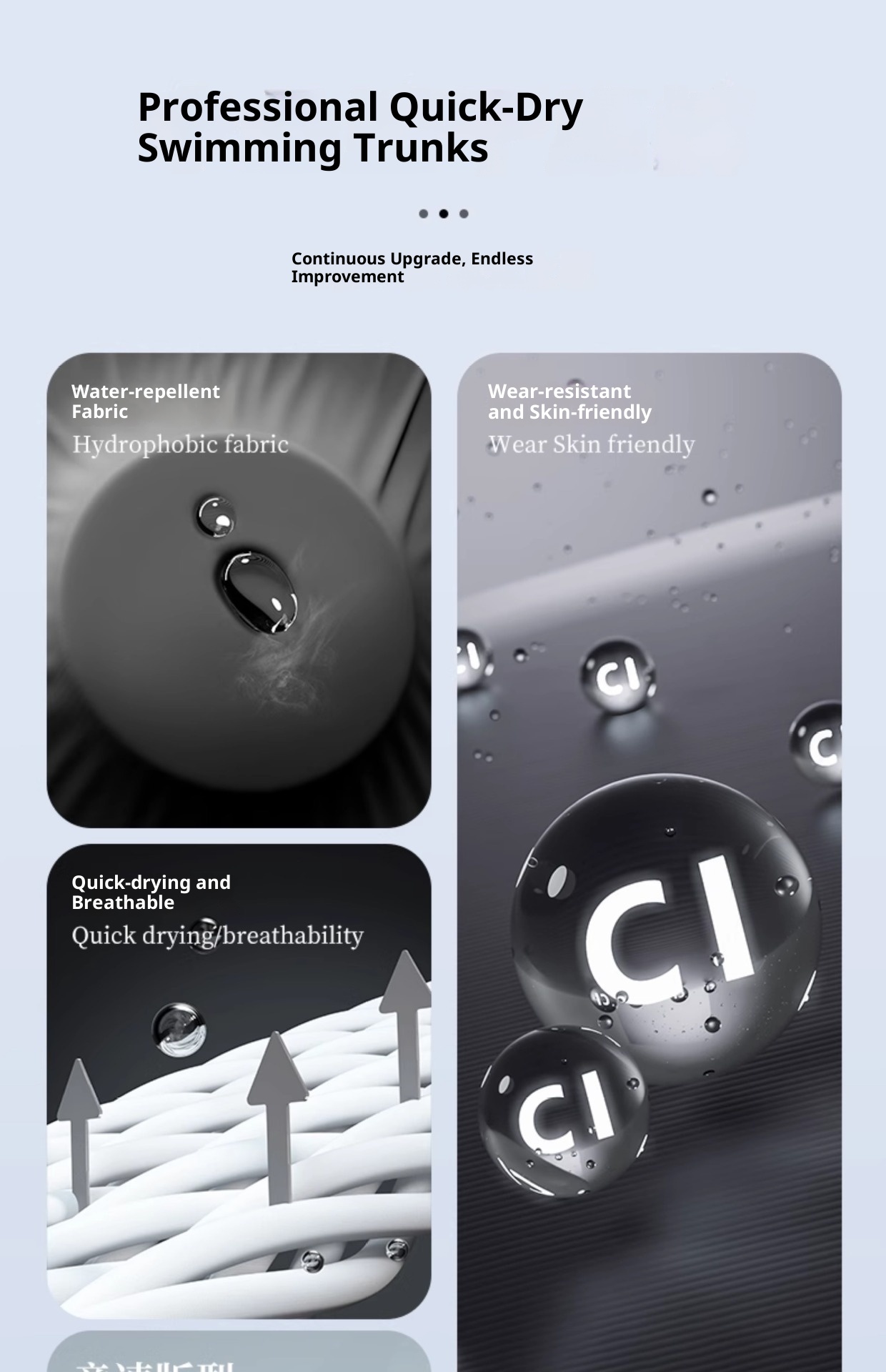 001 Men's 2025 New Professional Racing Five-Point Large Size Trunks Adult Anti-Embarrassment Swimming Training Gear_voghion.com