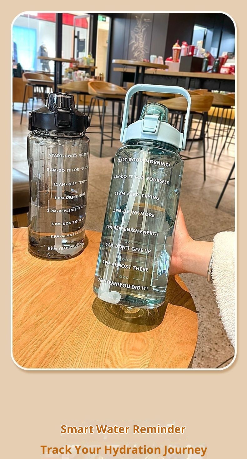 001 Cross-Border Super Large Capacity Space Cup Summer Men And Women High-End Feel 2000ml Fitness Sports Ton Bucket_voghion.com