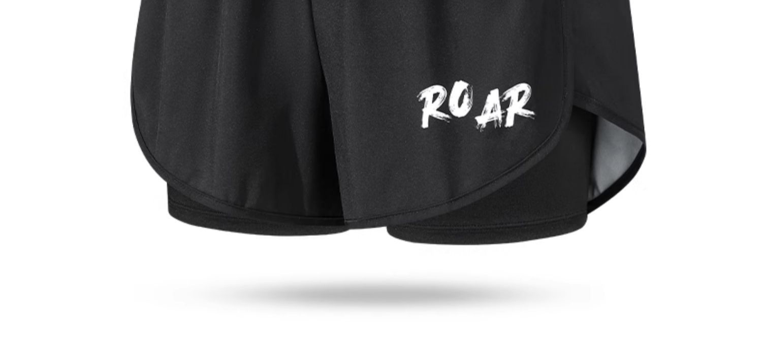 001 Adult Trunks New Professional Quick-Dry Two-Layer Loose Large Size Double-Layer Anti-Embarrassment Swimming Gear Set_voghion.com