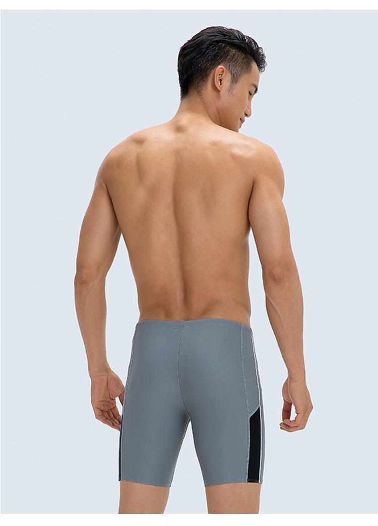 001 Momasong Trunks Professionelle Trainings-Badeshorts für Herren mit Fünf-Punkt-Ausrüstung, schnelltrocknend_voghion.com