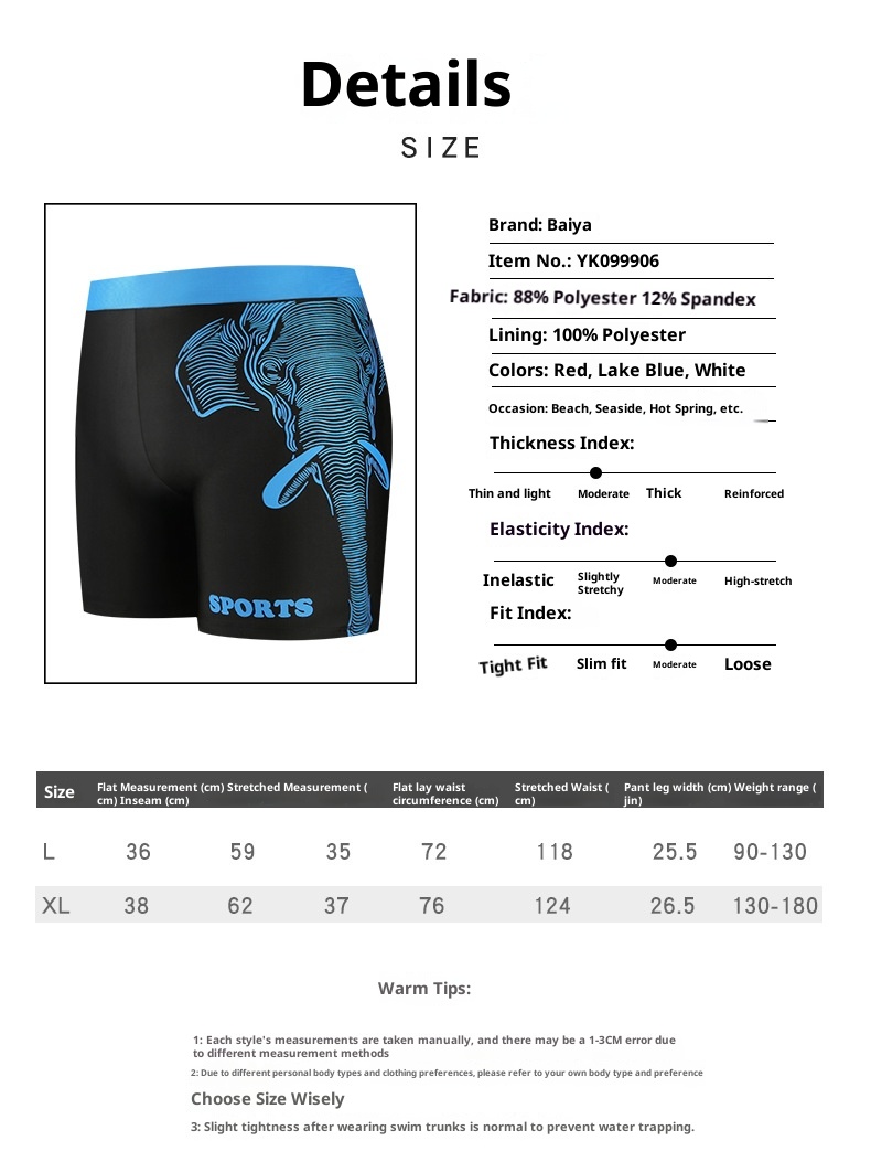 001 Herren-Badeshorts in Übergröße mit Print, lockerer Passform, schnelltrocknend und blickdicht – Hersteller_voghion.com