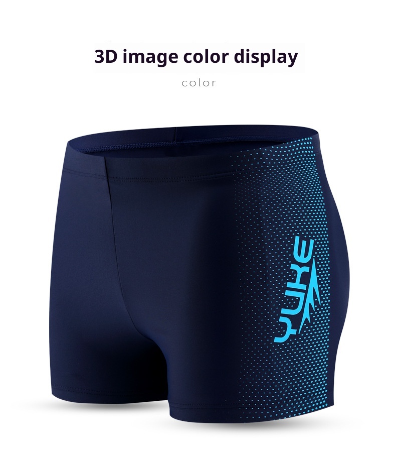 001 Herren-Badeshorts ohne Kappe, Boxershorts für Erwachsene, Übergröße, schnelltrocknende Badebekleidung_voghion.com