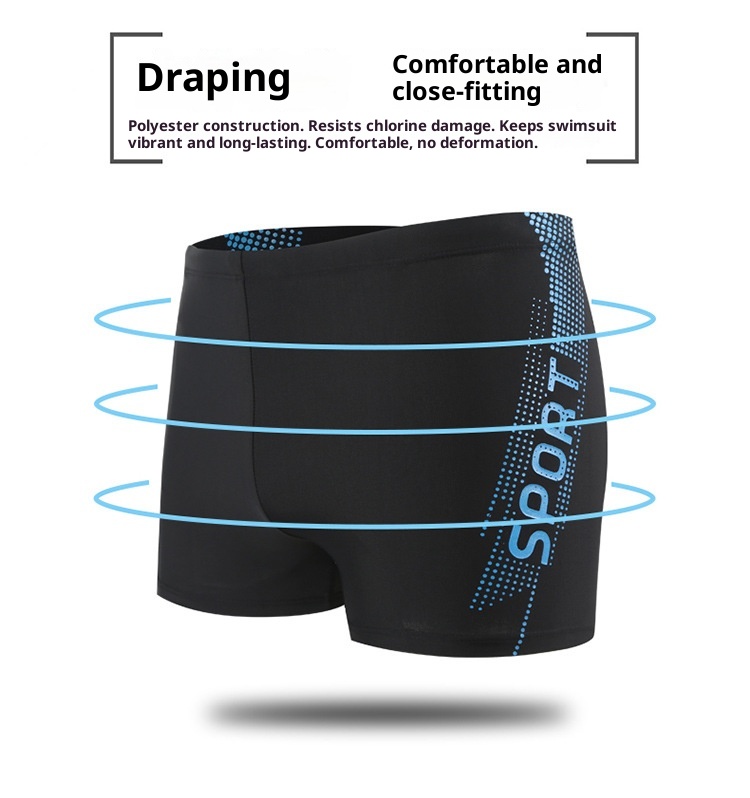 001 Herren-Badeshorts für Erwachsene, hochelastisch, direkt vom Hersteller, locker, bequem, bedruckt, schnelltrocknend_voghion.com