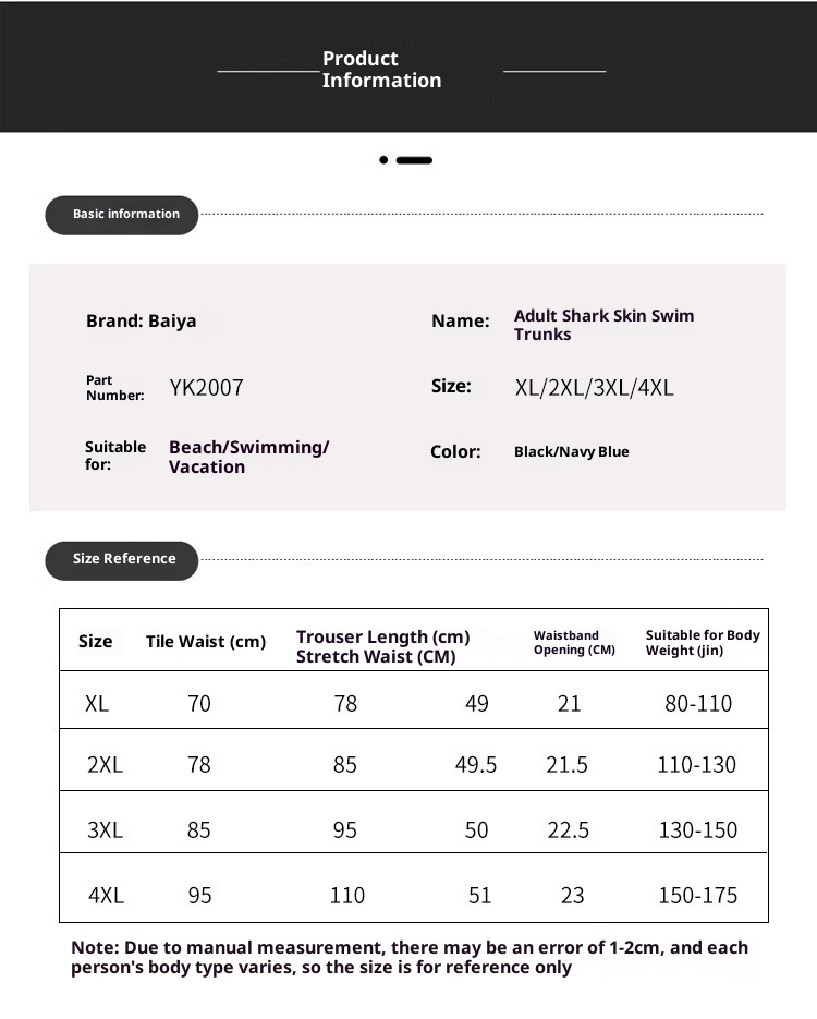 Short de natation professionnel mi-long pour homme, taille L, 5 points, modèle Shark Racing, vente directe d'usine._voghion.com