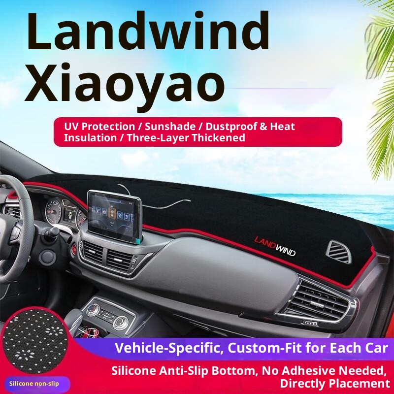 Xiaodeng Xiaodeng UN Landwind Xiaoyao Central Control Instrument Panel Light-Proof Mat Interior Modification Sunshade Heat Insulation Car_voghion.com