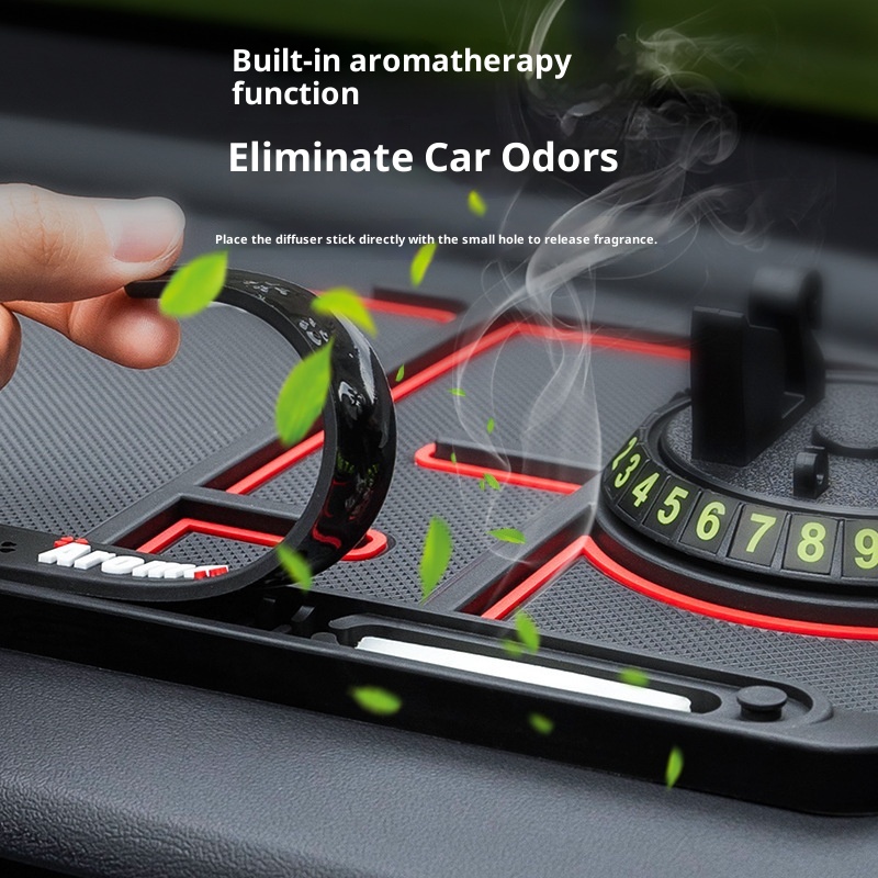 Phone Anti-Slip Mount Organizer 360 Rotating Navigation Holder Dashboard Mat Car Accessories_voghion.com