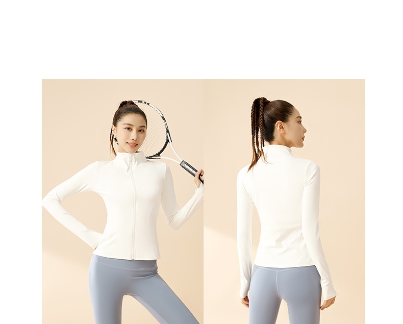 ActiveGo ActiveGo Abbigliamento solare per donna, estate, sport all'aria aperta, protezione UV, giacca aderente con colletto alla coreana_voghion.com
