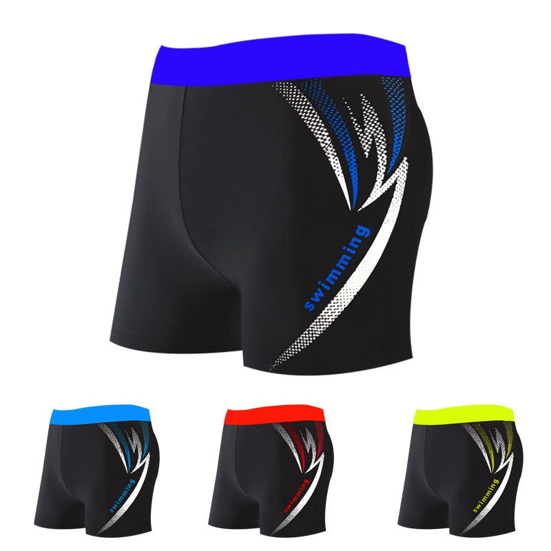 001 Adult Anti-Embarrassment Wide Waist Plus Boxer Trunks Men Large Size Hot Spring Swimming Pool Swimwear Wholesale_voghion.com