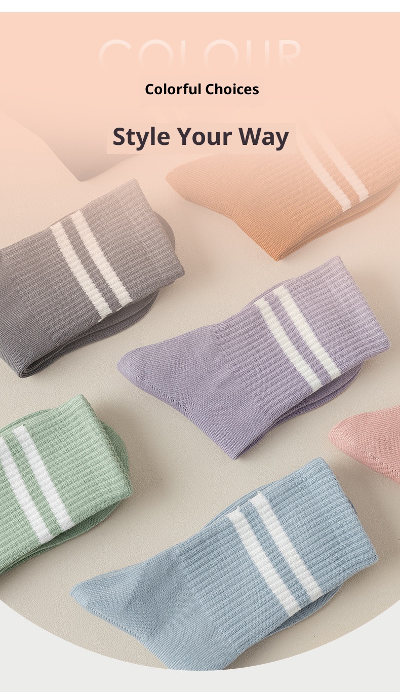 Chaussettes hautes antidérapantes spéciales yoga pour femmes, anti-odeurs, mi-mollet, style pilates, avec motif requin._voghion.com