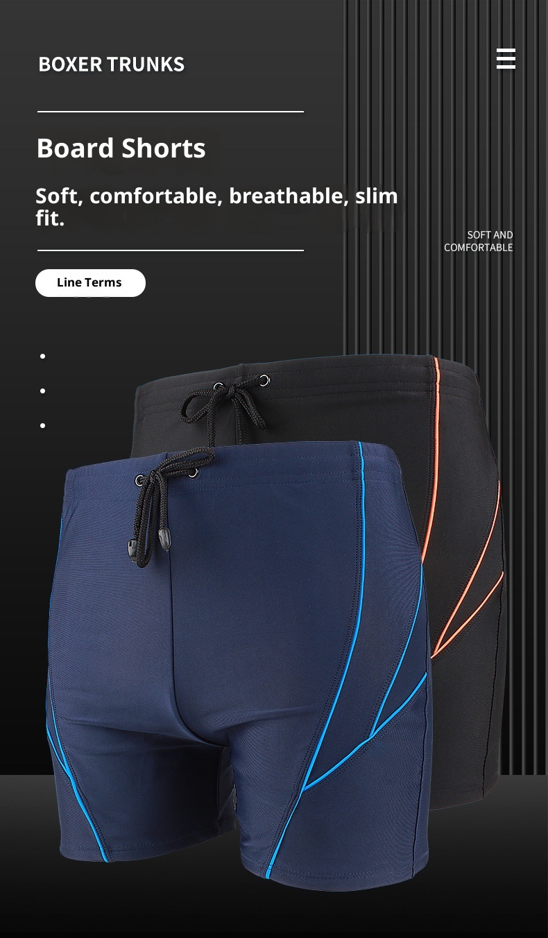 001 Adult Quick-Dry Swim Trunks New 2023 Summer Loose Plus Size Shorts Short Sleeve Men's Style_voghion.com