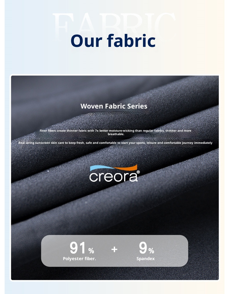 Chemise d'été ActiveGo UPF50+ à col montant tissée pour femme, veste courte amincissante de protection solaire pour l'extérieur, vêtements de sport amples pour le yoga_voghion.com