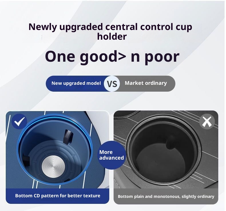 Kompatibel mit Geekyship 001 Zentralbedienfeld Silikonhalterhülle Spezialzubehör Auto-Bechermatte Dekoration für_voghion.com