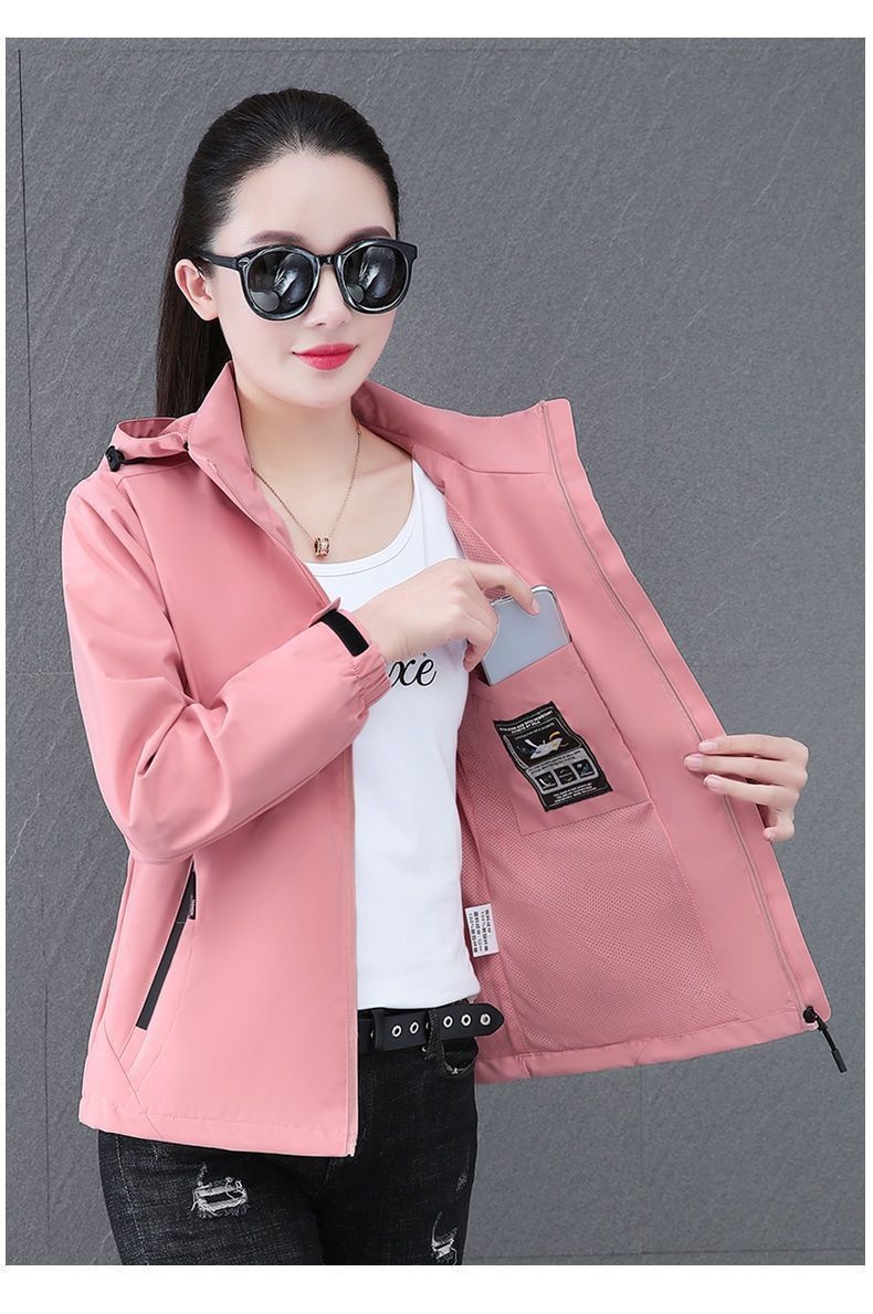 ActiveGo Women's Detachable Hooded Autumn New Windproof Waterproof Couple Outdoor Hiking Jacket Men's Trendy_voghion.com