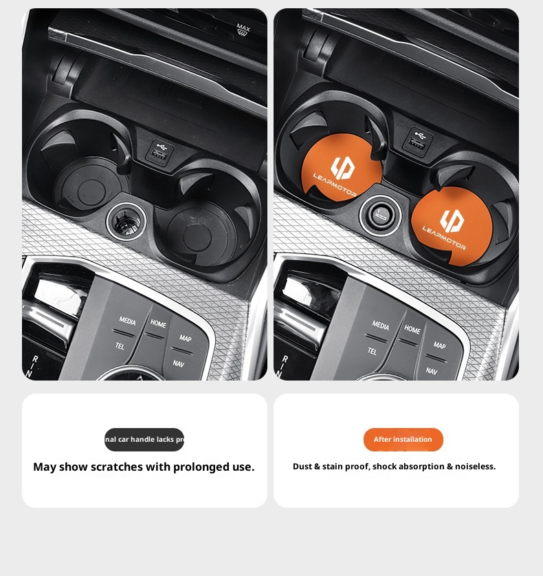 Suitable For Zero Running C01/T03/S01/C11 Interior Modification Supplies Car Cup Holder Storage Mat_voghion.com