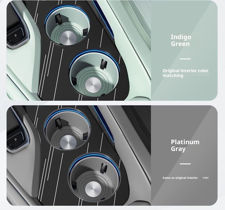 Kompatibel mit Geekyship 001 Zentralbedienfeld Silikonhalterhülle Spezialzubehör Auto-Bechermatte Dekoration für_voghion.com