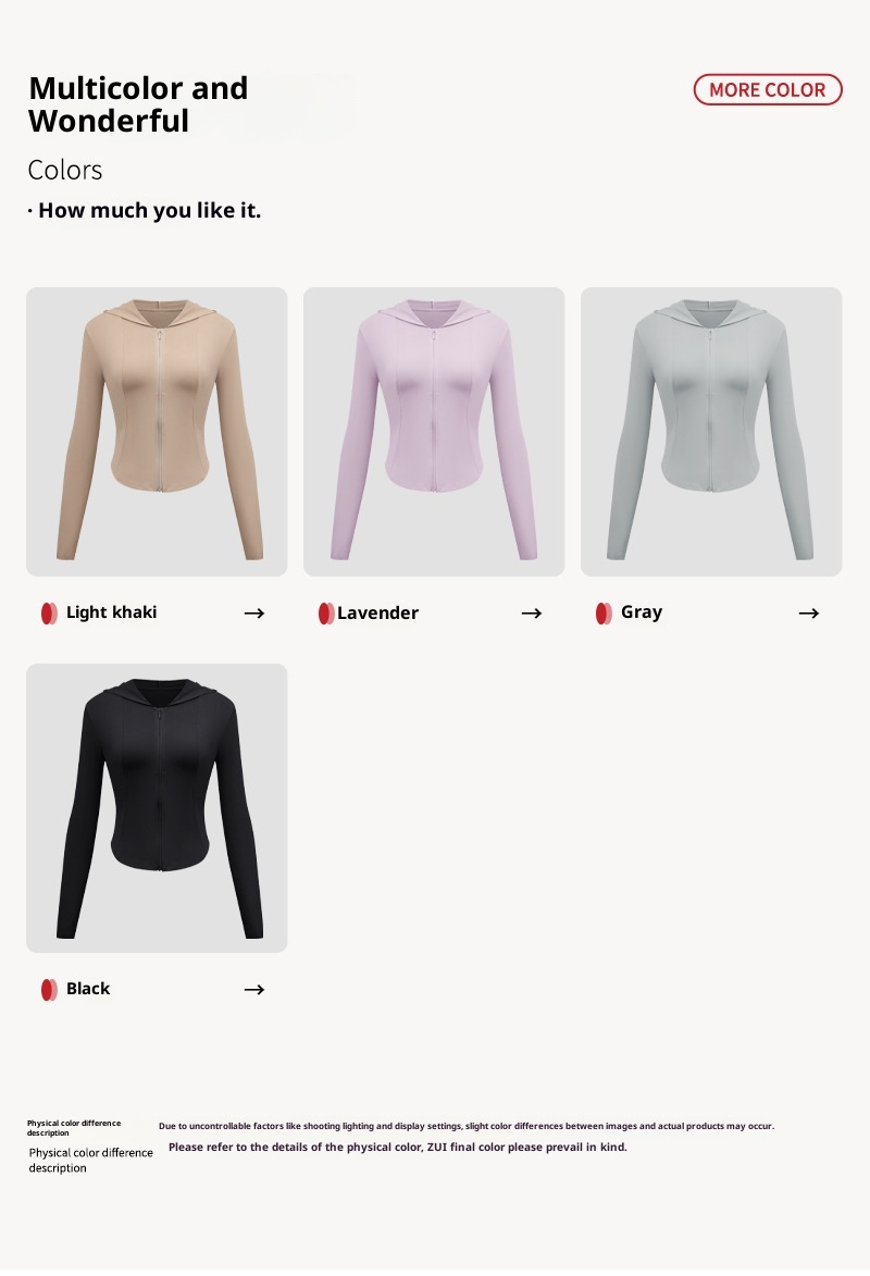 ActiveGo ActiveGo Cross-border Foreign Trade Hooded Thin per donna Outdoor Sports Ice Silk Protezione solare Abbigliamento Ciclismo Escursionismo Pelle_voghion.com