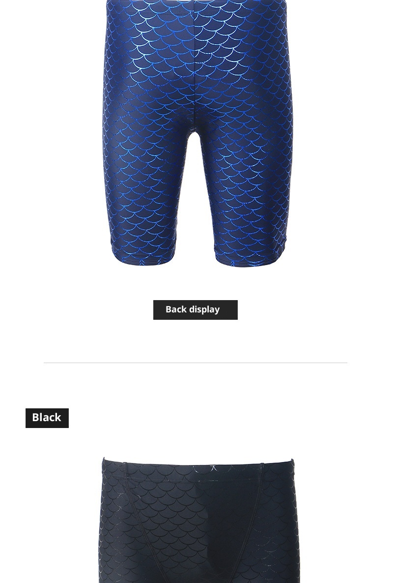 001 Aokailai Sports Five-Point Swim Shorts Men's Adult Water Fitness Student Training Competition Quick-Dry Breathable_voghion.com