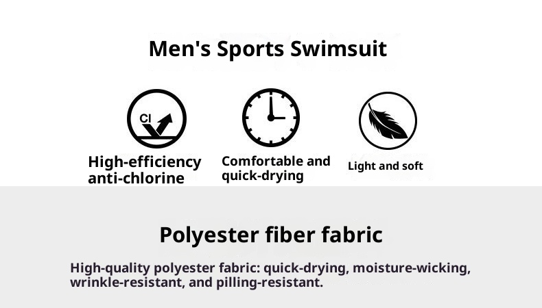 001 Herren Anti-Peinlichkeit Schnelltrocknende Boxershorts mit breitem Schirm Lockere Badehose für Erwachsene Farbblock Badehosen-Set für heiße Quellen_voghion.com