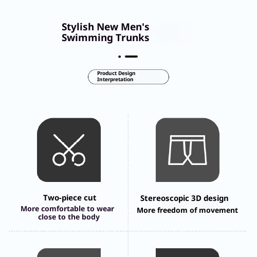 001 Fabrikverkauf: Badehosen für Herren, professionelle Badeshorts für Erwachsene, Boxershorts-Stil, Übergrößen, Spezialangebot für Thermalbäder_voghion.com