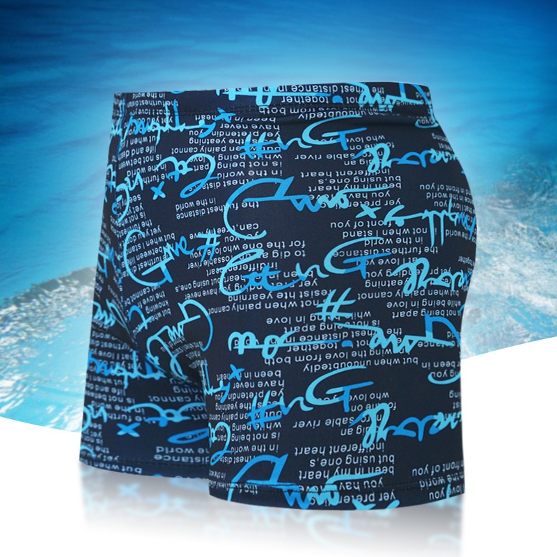 001 Adult Men's Multi-Color Options Hot Spring Bathing Boxer Shorts Comfortable Non-Tight Tie Safety Anti-Embarrassment Swim_voghion.com