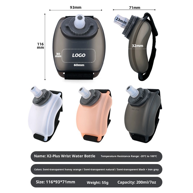 001 Borraccia portatile per sport all'aria aperta, da polso, da braccio, da ciclismo, da corsa, da escursionismo, di grande successo transfrontaliero_voghion.com