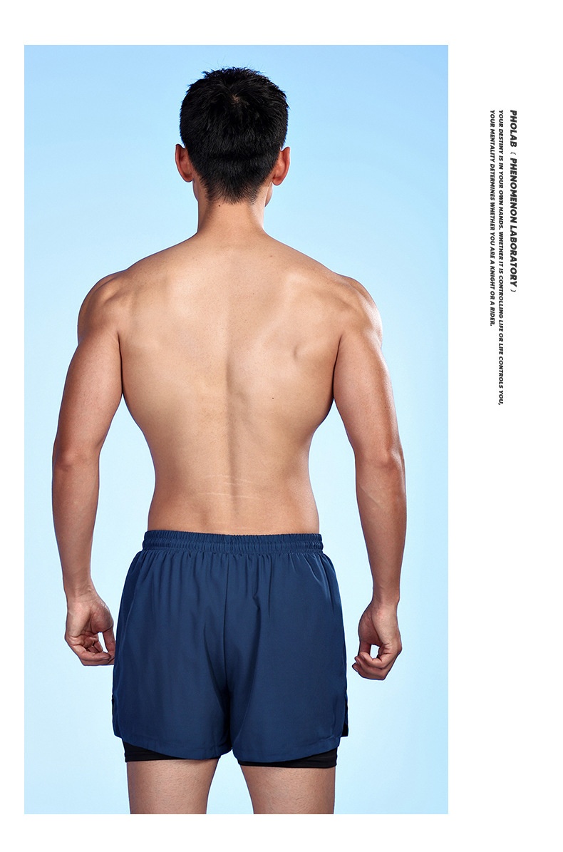 001 Badehose Herren Boxer Fünf-Punkt-Badeanzug-Set Anti-Peinlichkeiten Neue professionelle Strand-Schwimmbekleidung für Erwachsene_voghion.com