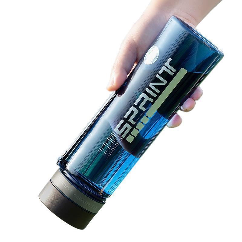 001 Große Trinkflasche für Männer, Sommer-Outdoor-Becher, Sport-Trinkflasche, bruchfester Kunststoff, hitzebeständig_voghion.com