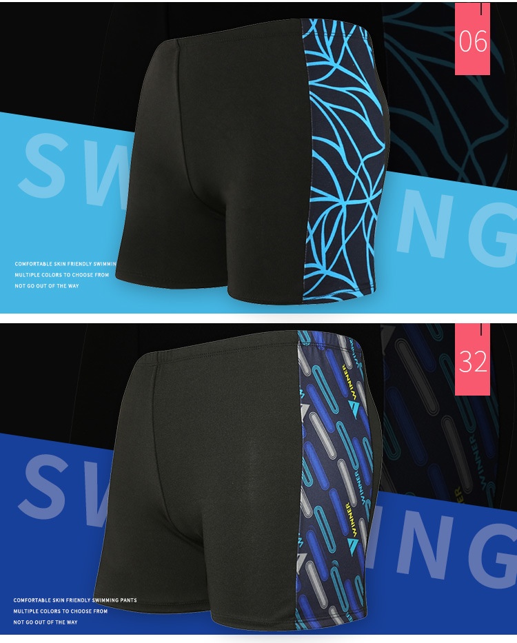 001 Boxer da uomo taglie forti in seta di latte per adulti, con stampa Hot Spring Vacation Beach, costume da bagno alla moda_voghion.com