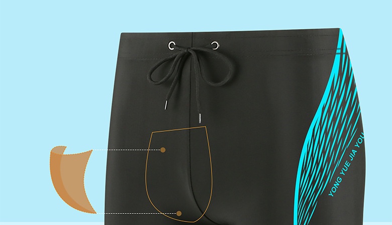 001 6902 Adult Swimming Trunks Swim Yue Jia You Manufacturer Wholesale Beach Hot Spring Polyester Smooth Material Men's_voghion.com