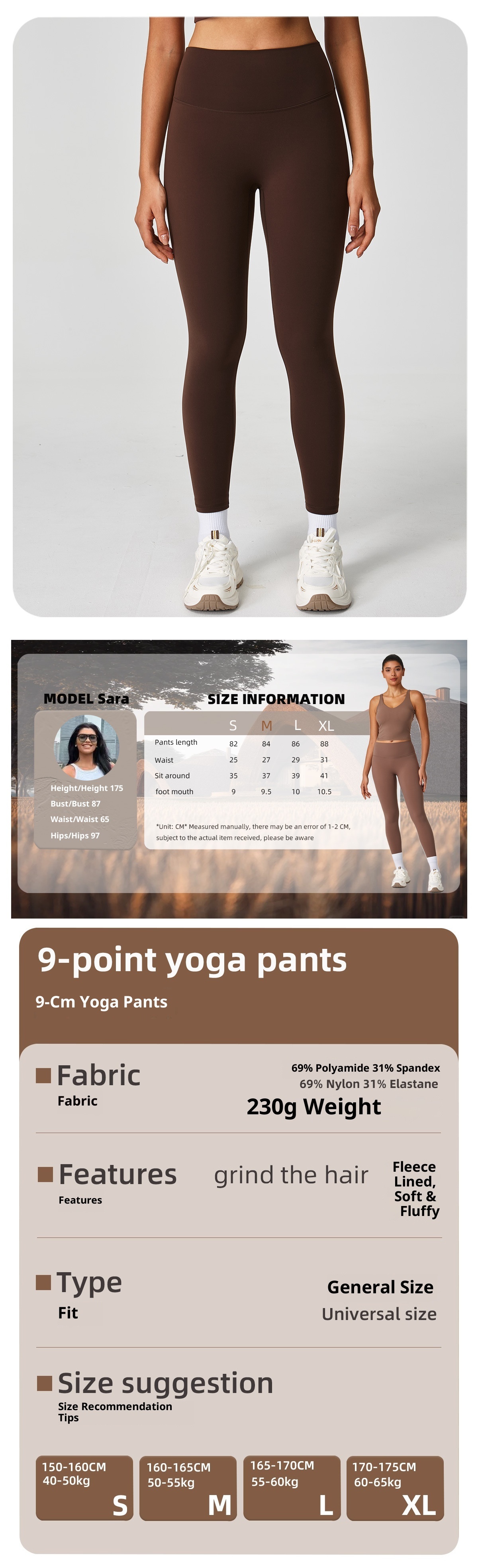 ActiveGo ActiveGo YTRIAN Women's Barely There Yoga High Waist Tummy Control Butt Lift Shaping Outdoor Sports Casual Tight Long Pants_voghion.com