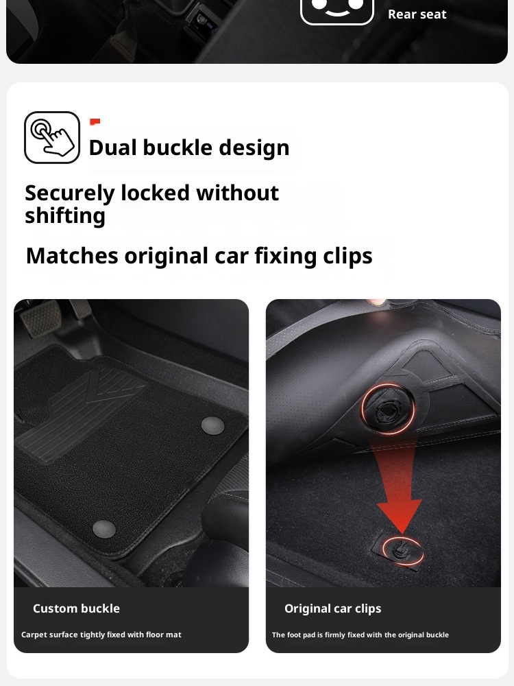 Xiaodeng TPE-Autofußmatten, passgenau für Mercedes E-Klasse W213 (2017–2023)_voghion.com