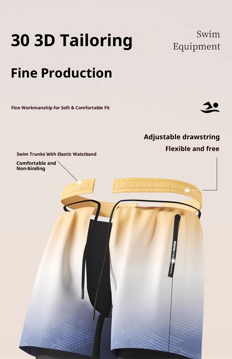 001 Herren-Badehose gegen Peinlichkeiten 2024 Neue Erwachsenen-Badehose in Übergröße, schnelltrocknend, Komplettset für Thermalbäder_voghion.com