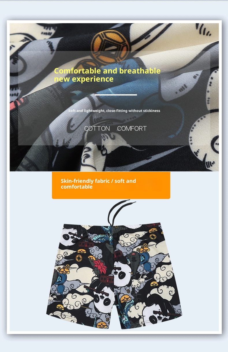 001 Uomo Produttore All'ingrosso Adulto Grande Taglia Largo Traspirante Spiaggia Vacanza Anti-Imbarazzo Sorgente Termale Nuoto_voghion.com