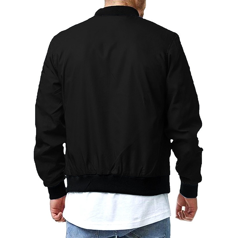 ActiveGo ActiveGo New European American Style Bomber Spring And Autumn Cross-Border Casual Trendy Plus Size Men's Zipper Jacket 5XL_voghion.com