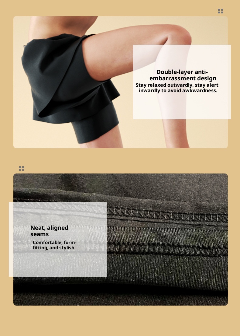 001 Men's Double Layer Swim Boxer Adult Quick-Dry Anti-Embarrassment Trunks Beach Shorts Hot Spring Swimming Gear Set_voghion.com