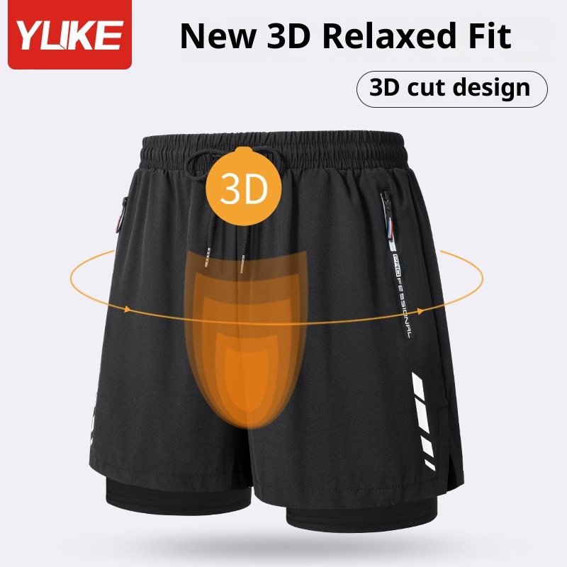 001 Swim Trunks Men's Boxer Five-Point Swimsuit Set Anti-Embarrassment New Professional Beach Adult Swimming Gear_voghion.com