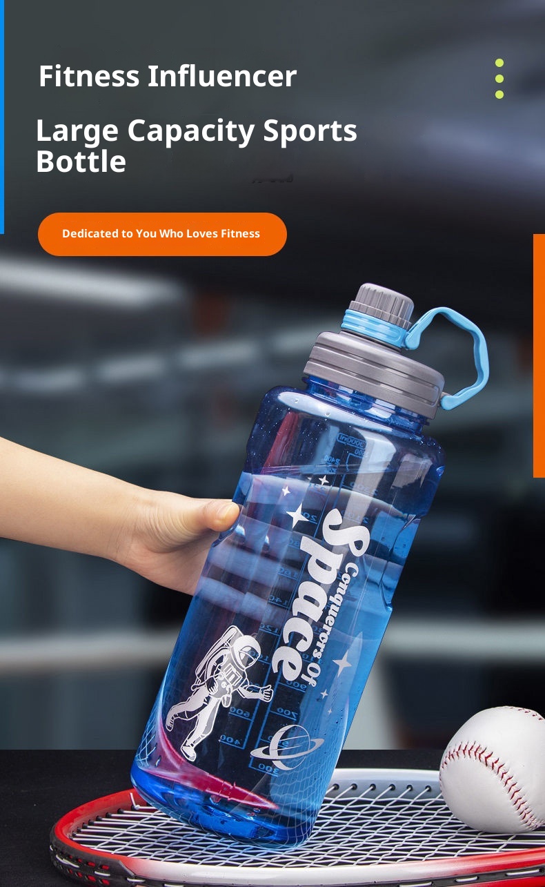 001 Bottiglia extra large per uomo, brocca d'acqua portatile di alta qualità, sport all'aria aperta, cantiere, spazio antiurto_voghion.com