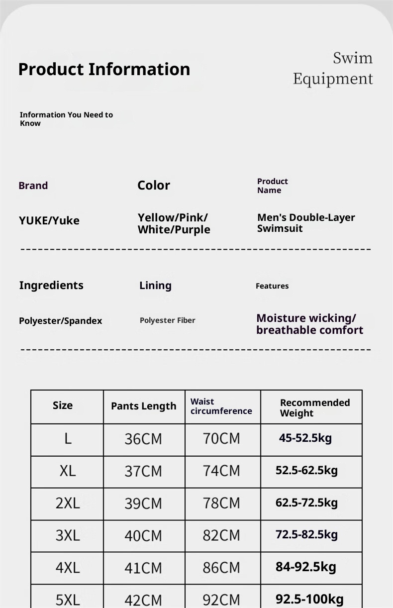 001 Herren-Badehose gegen Peinlichkeiten 2024 Neue Erwachsenen-Badehose in Übergröße, schnelltrocknend, Komplettset für Thermalbäder_voghion.com