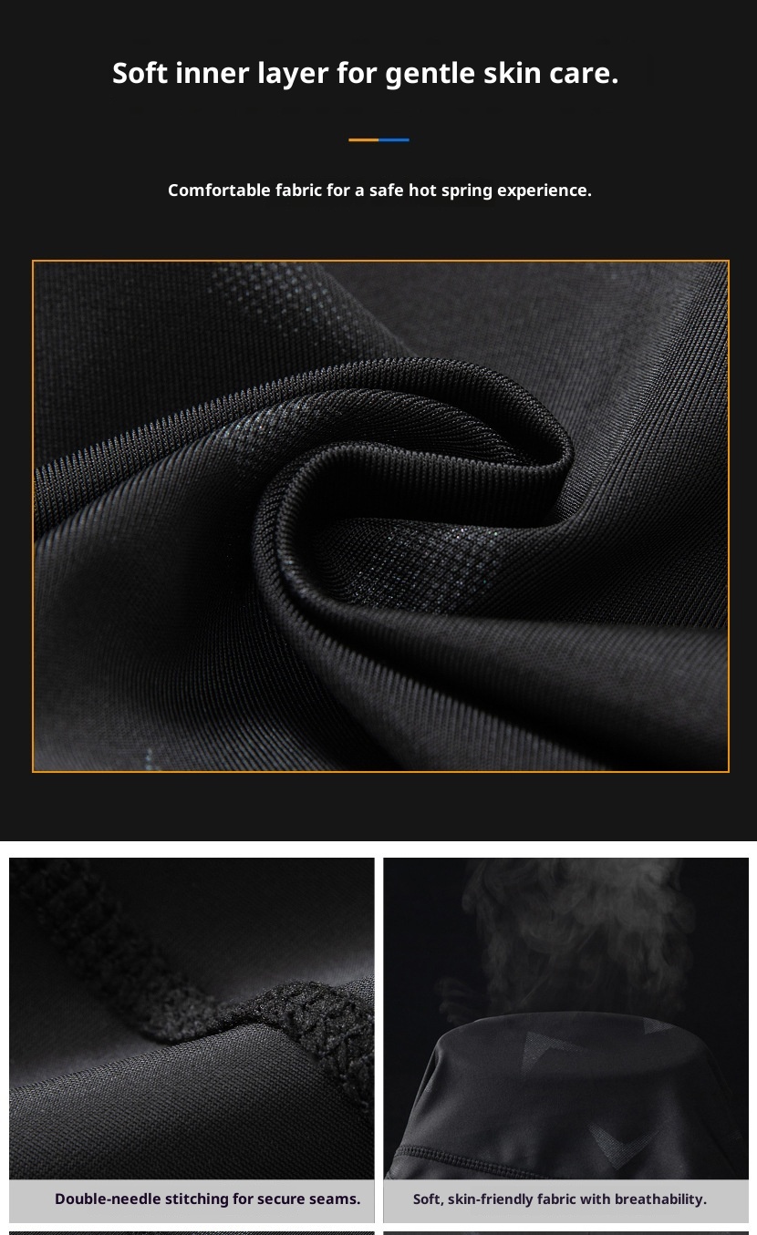 001 Badehose für heiße Quellen, Boxershorts, große Größe, modische Herren-Badehose, schnelltrocknend, ideal zum Surfen_voghion.com