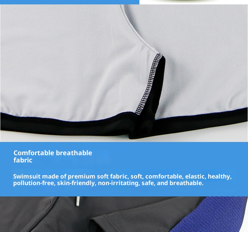 001 Plus Size Boxer Badehose für Erwachsene, schnelltrocknend, atmungsaktiv und bequem, Herren-Badehose für heiße Quellen_voghion.com